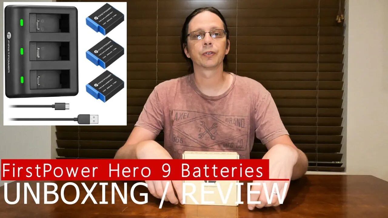 FirstPower 3-Pack Hero 9 Replacement Batteries - Unboxing and Review