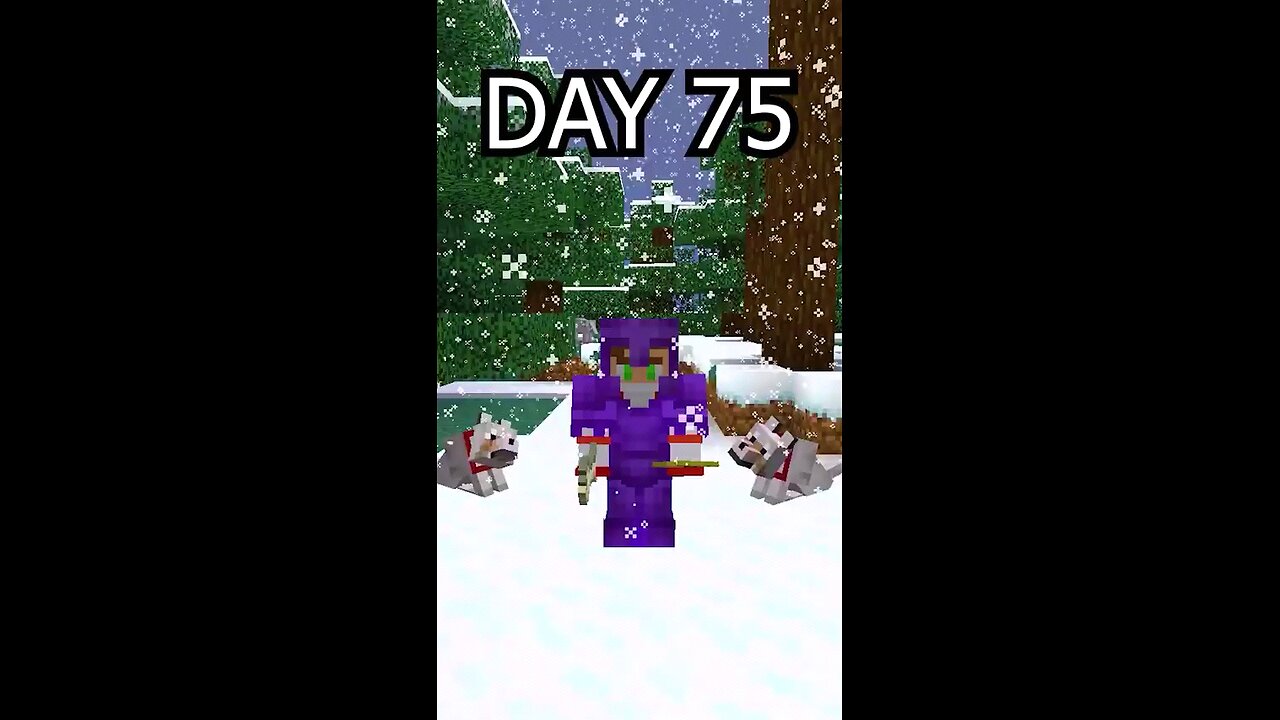 Minecraft 100 Days😱#shorts