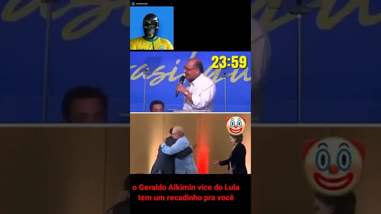 recado do Geraldo Alkimin vice do Lula parte 1 #shorts