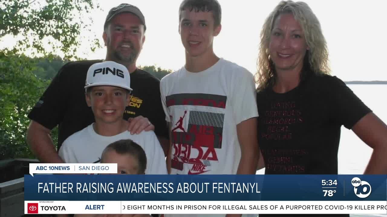 Father raising awareness about fentanyl