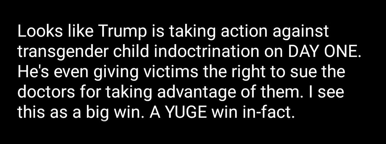 PRESIDENT TRUMP IS HITTING THE GROUND RUNNING TOWARDS "DAY ONE"