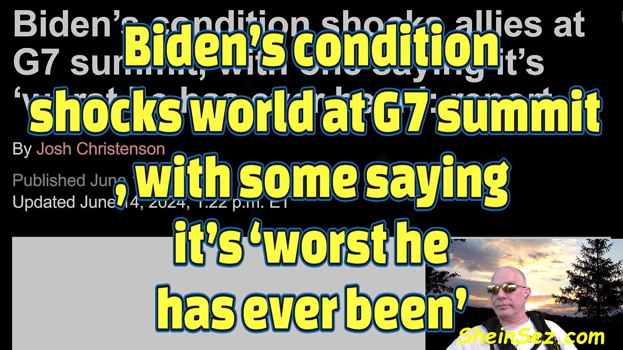 Biden’s condition shocks world at G7 summit, with some saying it’s ‘worst he has ever been’-563