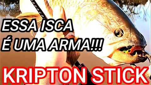 ISCA ARTIFICIAL STICK PARA PEIXES PREDADORES!!!