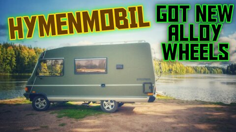 HYMENMOBIL GOT NEW ALLOY WHEELS!!! #natogreen #hymer564