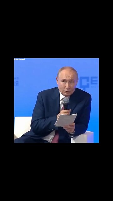 President Putin: But as long as we feel like one family we are invincible.