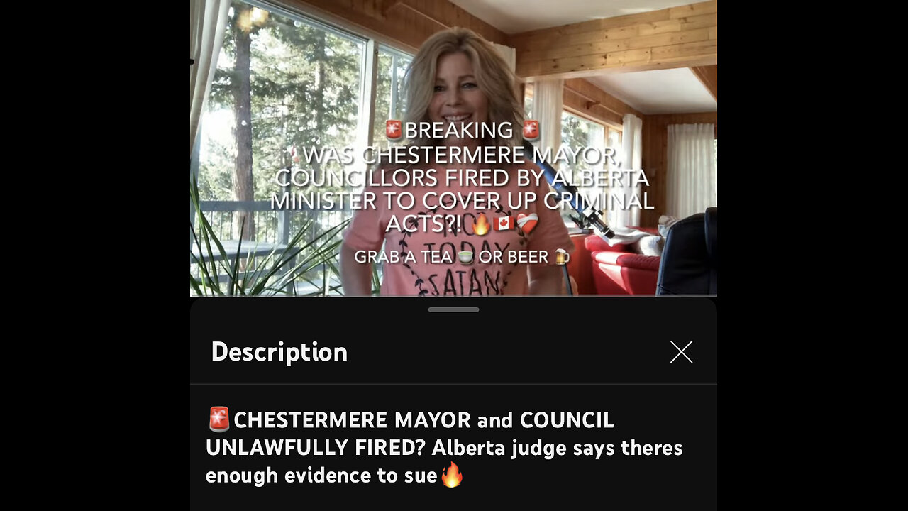 🚨CHESTERMERE MAYOR/Councillors UNLAWFULLY FIRED? Alberta judge says there’s ENOUGH EVIDENCE to SUE🔥