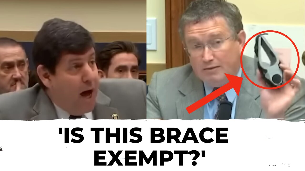 Is This Brace Exempt From This Rule? Thomas Massie questions ATF Director About New Stabilizing Rule