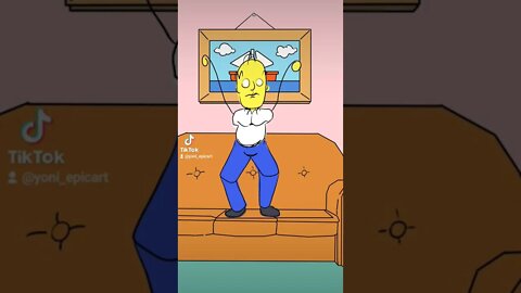 Homer Simpson. How to Moonwalk