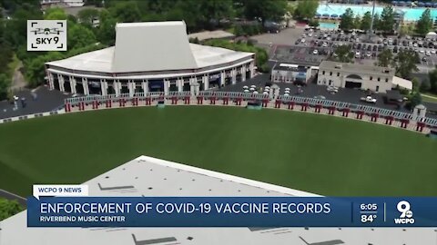 Riverbend Music Center to require proof of vaccination or a negative COVID test.