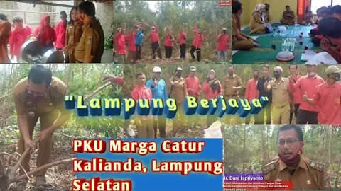 Dinas Ketahanan Pangan Tanaman Pangan & Holtikultura Lampung Pantau PKU Marga Catur Kalianda