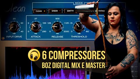 6 Compressores para Mix e Master