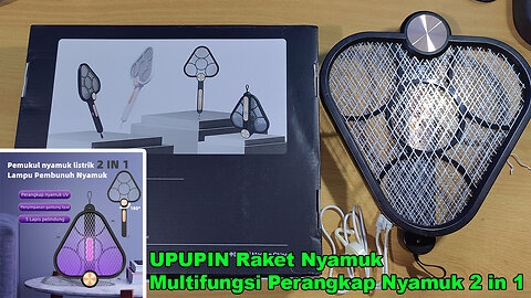 Unboxing & Review Raket Nyamuk UPUPIN Multifungsi