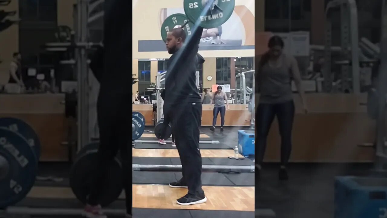 Overhead Squat with Olympic Bar