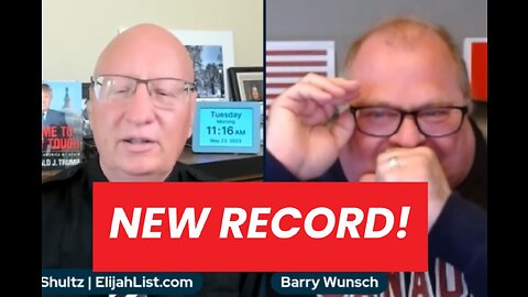 Barry Wunsch Sets New SHAKING Record