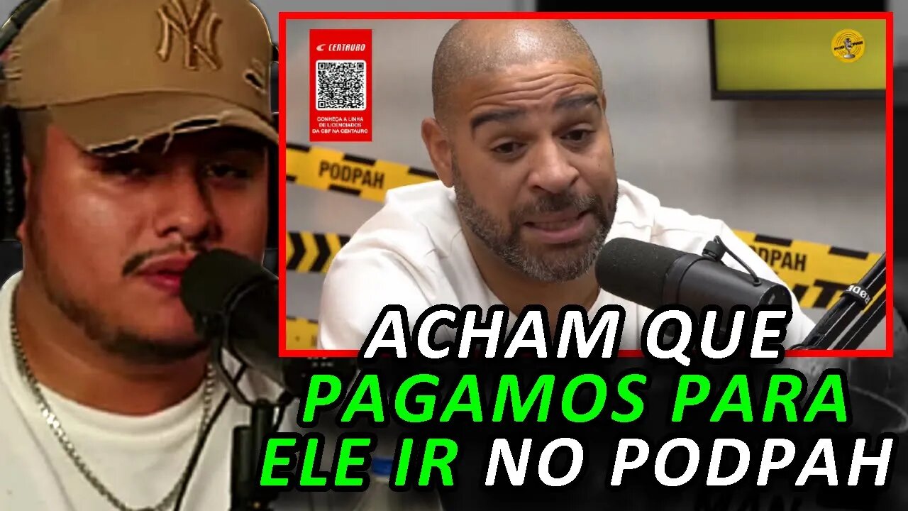 IGÃO E MITICO SOBRE LIVE COM O ADRIANO IMPERADOR (PERDIDOS NA GRINGA - Podpah #440) FlowPah Cortes