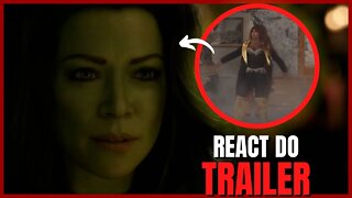 REACT DO TRAILER DE SHE HULK! Origem do Personagem & Explicando Titânia A VILÃ DA SÉRIE