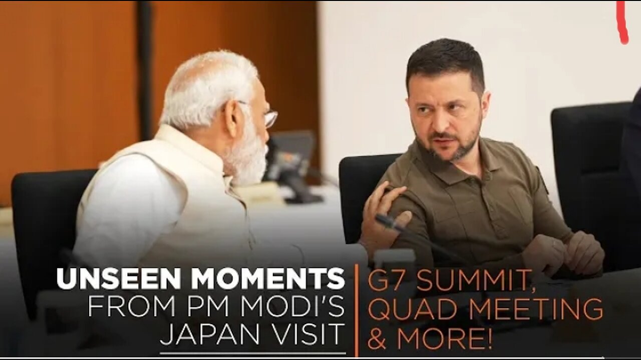 G7 summt, pm Modi talking zelenski about how going Russia-ukreane war...