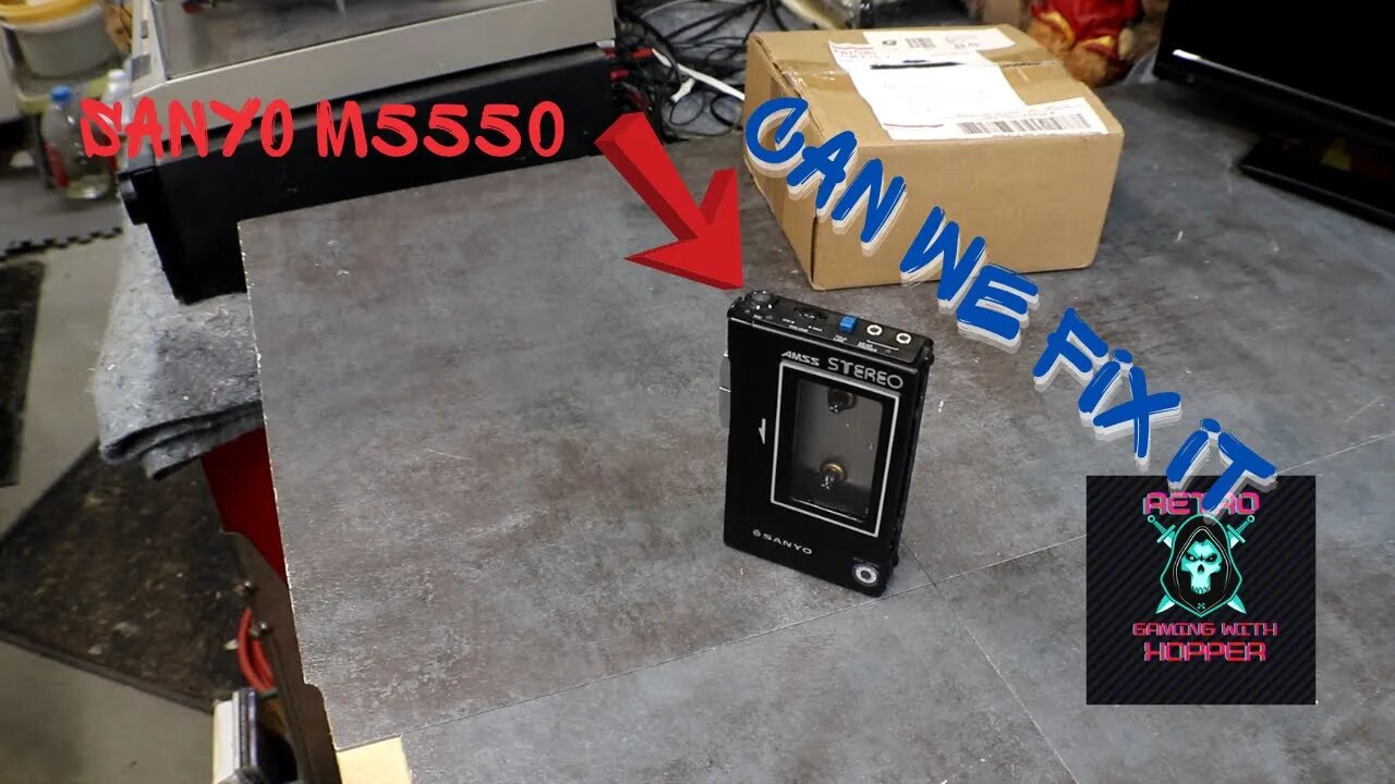Sanyo M5550 Cassette Player / Can We Fix It /Or What