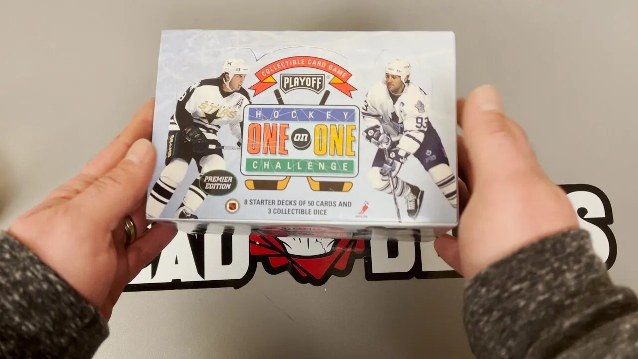 1995-96 Playoff One on One Hockey Challenge Full Starter Box Opening