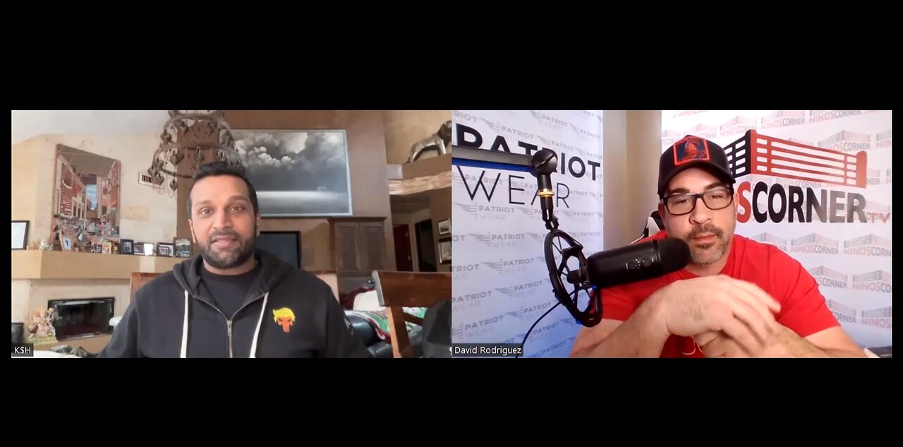 Kash Patel with Nino Rodriguez