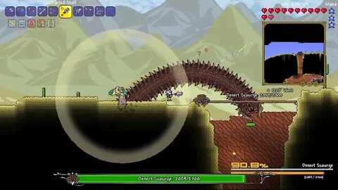 Modded Terraria: Desert Scourge is a pushover.