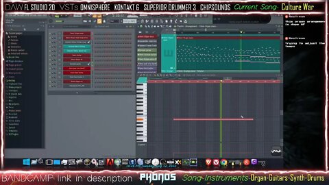 Fl Studio 20-Power Song Building (Organ-SymphonyGuitar)-Omnisphere-Superior drummer 3-Kontakt 6 &…