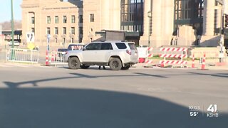 Construction for NFL Draft begins at Union Station