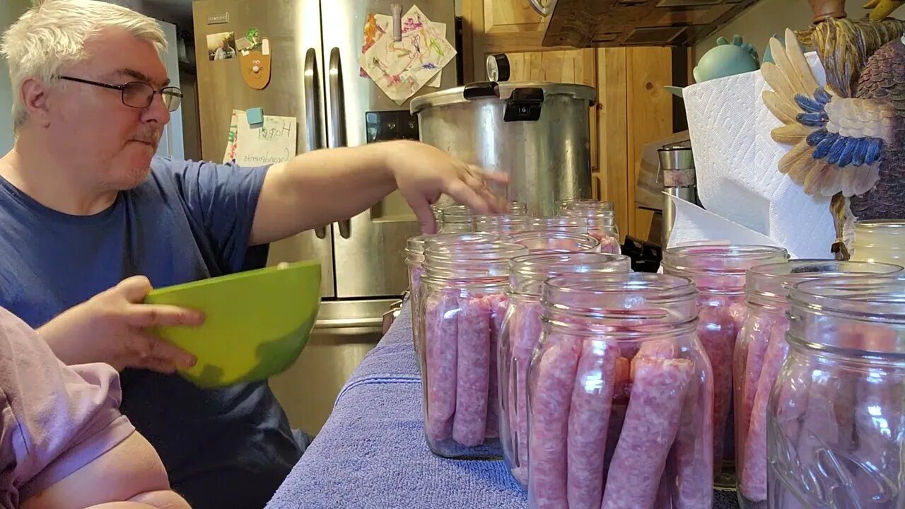 Canning breakfast links