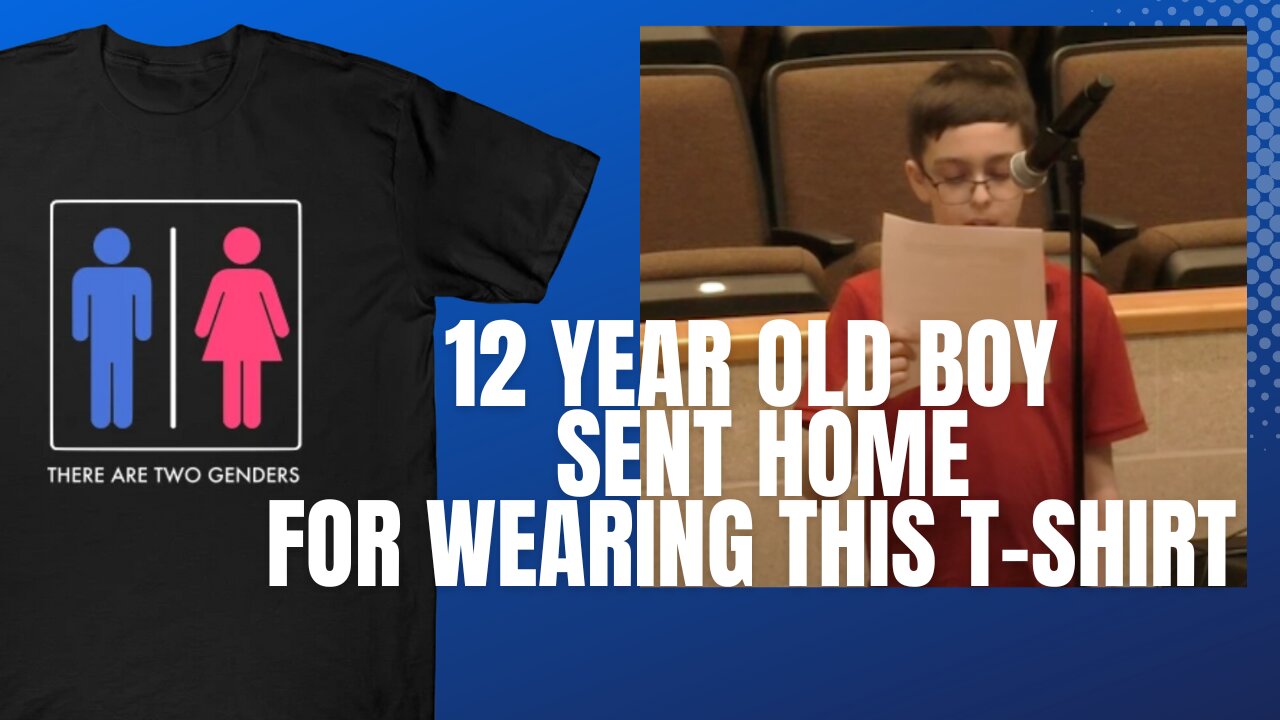 BOY AGE 12 SUSPENDED FOR "TWO GENDERS" T-SHIRT