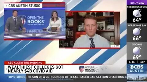 CBS Austin: Wealthiest Colleges Received $4B in Covid Aid