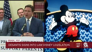 DeSantis signs law dissolving Walt Disney World's self-government