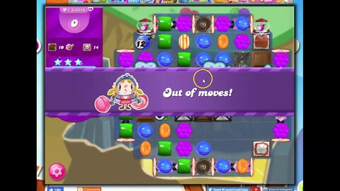 Candy Crush Level 3316 Talkthrough, 18 Moves 0 Boosters
