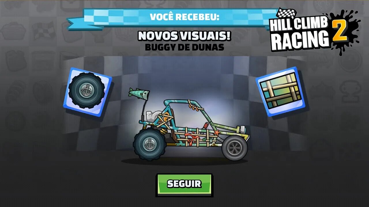 #hillclimbracing2 - NOVO VISUAL BUGGY DE DUNAS