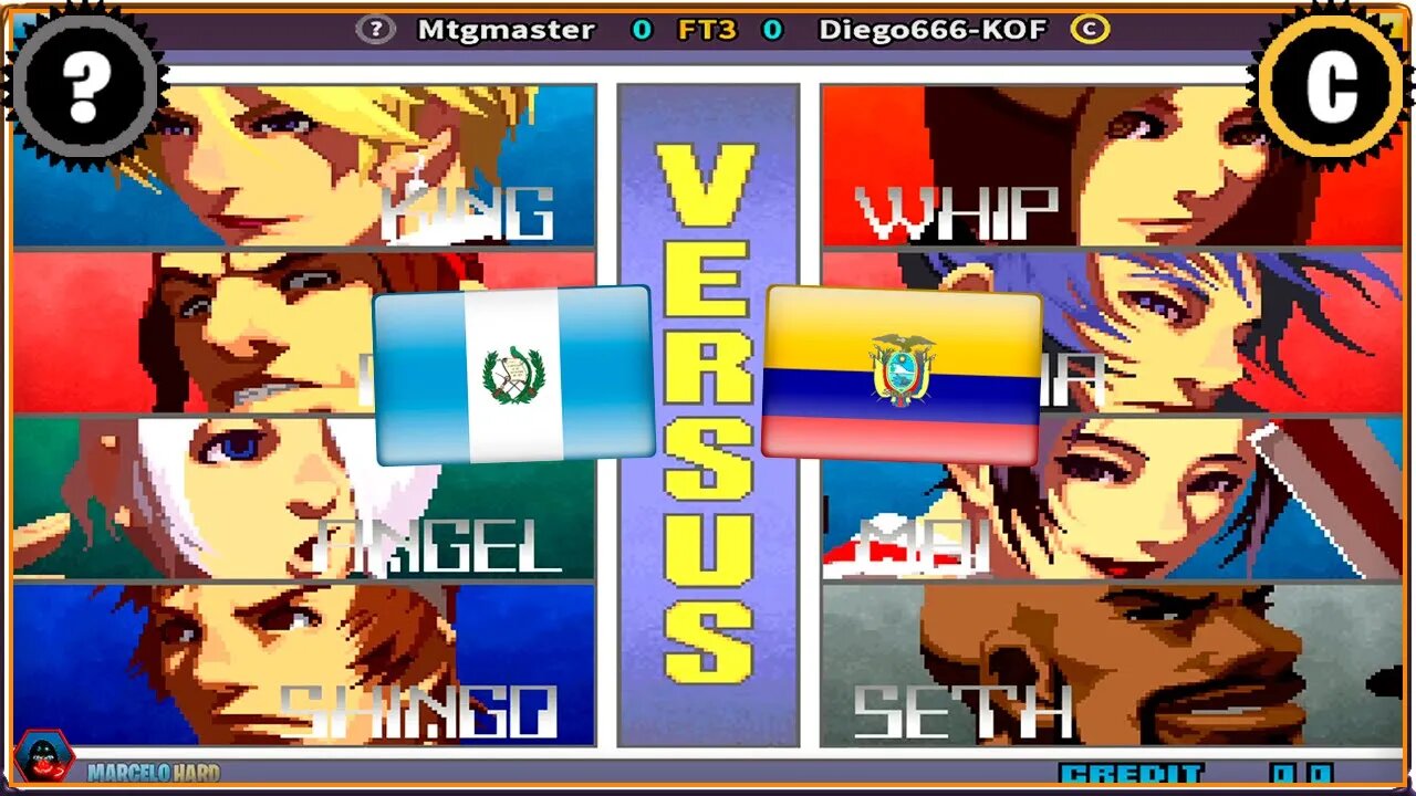 The King of Fighters 2001 (Mtgmaster Vs. Diego666-KOF) [Guatemala Vs. Ecuador]