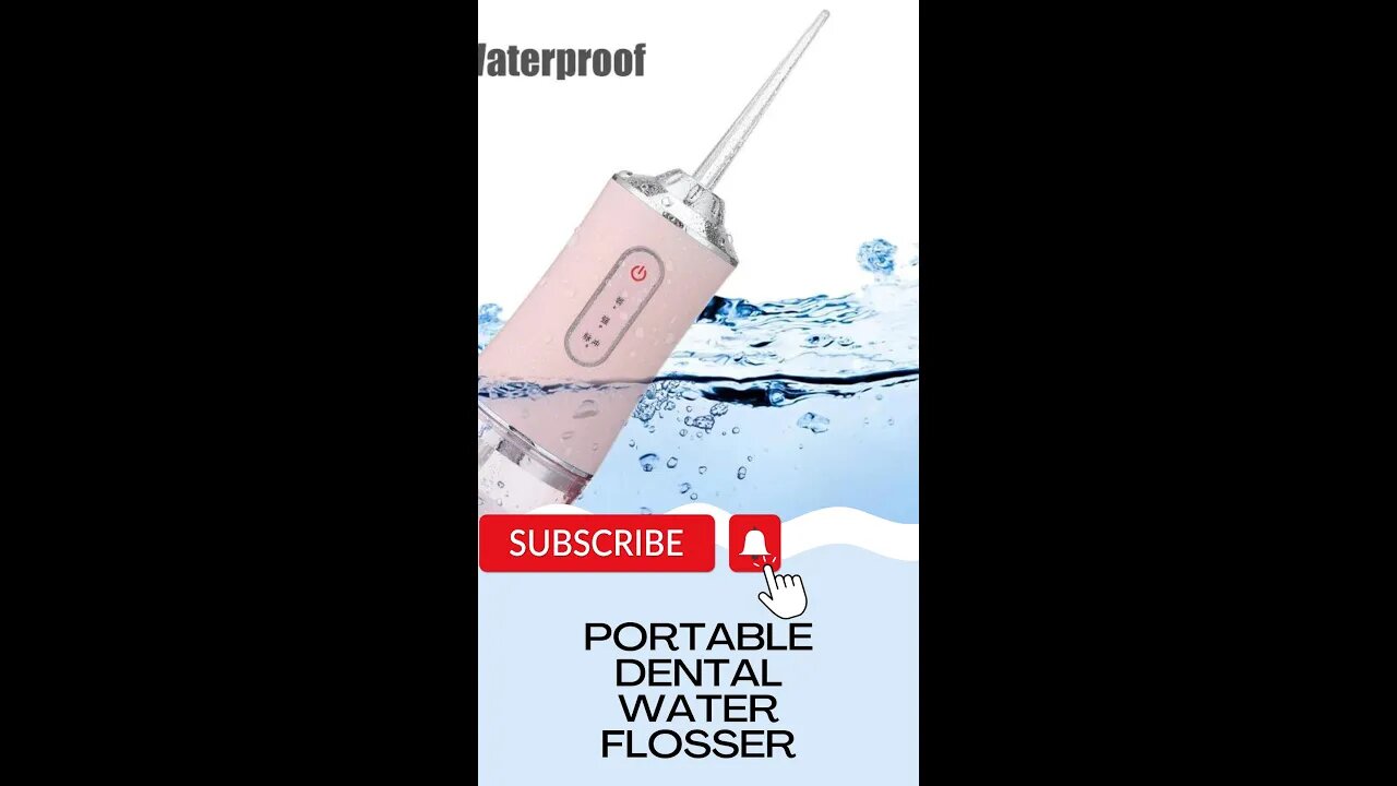 Portable Dental Water Flosser | Oral Irrigator | Bathroom Tools #gadgets #personalcare #shorts