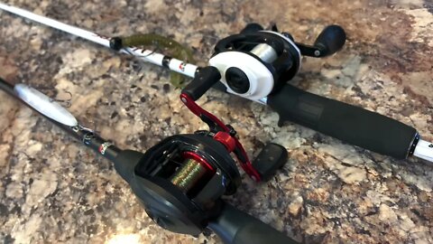 Abu Garcia baitcast black max combo/ Review