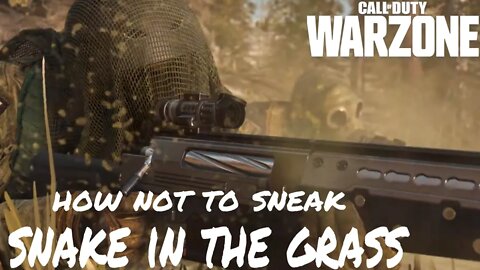 How not to sneak in Warzone!