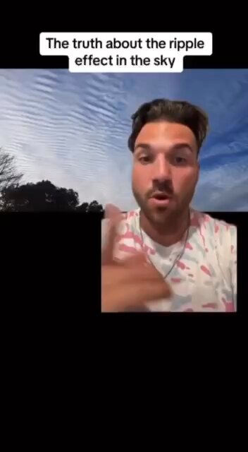 The Ripples In The Sky Are HAARE ELF WAVES Dispersing Chemical Poison Debris