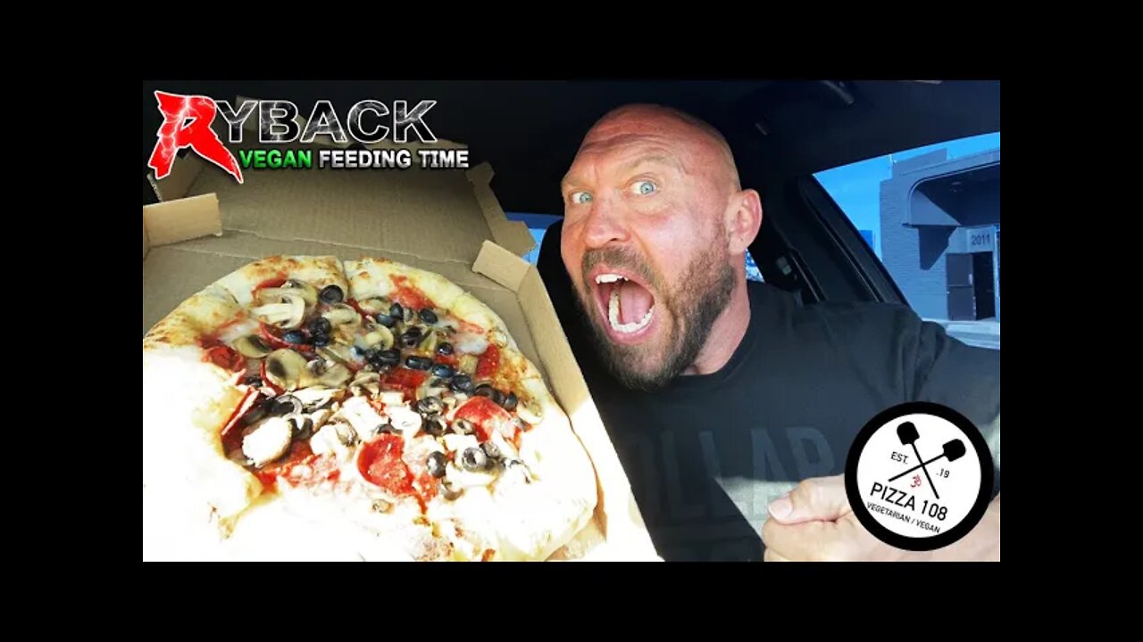 Ryback Feeding Time: Pizza 108 Pepperoni, Mushroom, and Olive Pizza Review