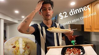 Cooking $2 budget dinner in Canada