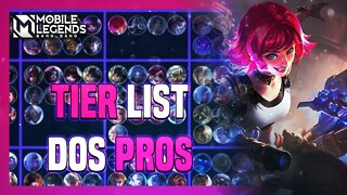 ESSA TIER LIST FOI FEITA PELOS PRO PLAYERS BR DE ML | Mobile Legends