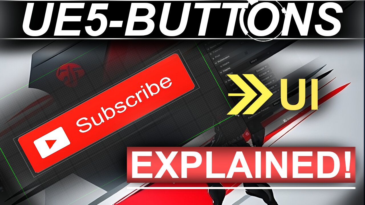 Unreal-5: UI-Menu BUTTONS Explained (30 SECONDS!!)