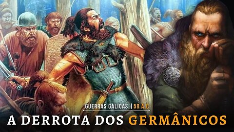 Como os germânicos foram derrotados por Júlio César ? (58 a.C) - Guerras Gálicas #2