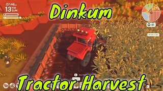 Dinkum Using Tractor to Harvest Guide