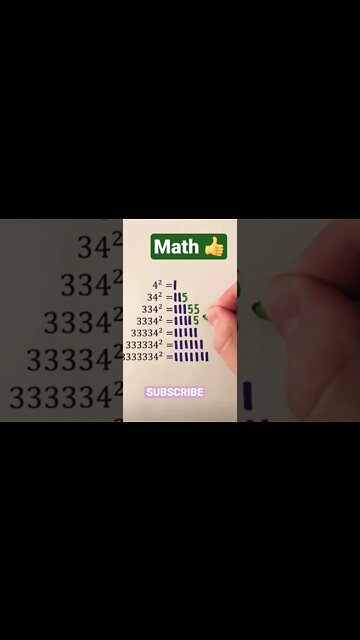 math pattern exponents