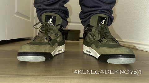 Air Jordan 4 Retro SE Craft Olive Unboxing