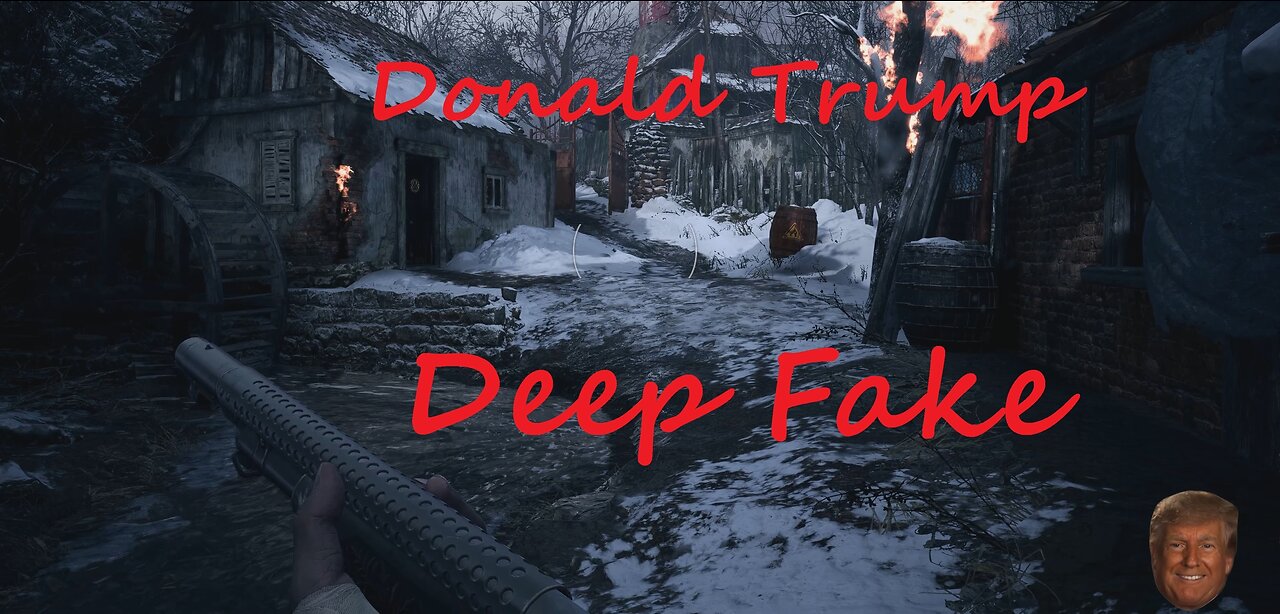 Donald Trump plays Resident Evil Village(DeepFake)#Deepfake