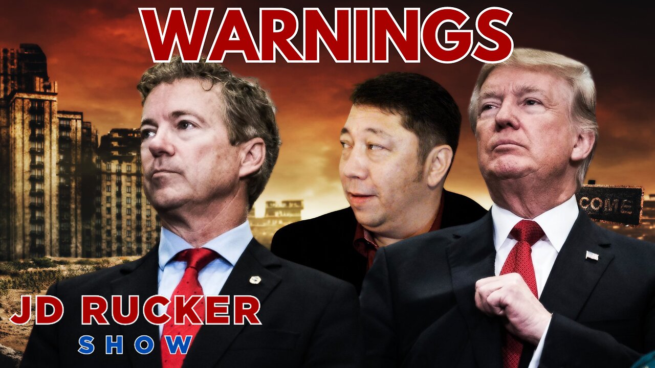 J6 Whistleblower, Rand Paul's Warning, and Black-Eyed Demons — The JD Rucker Show