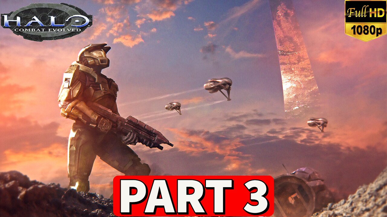 HALO COMBAT EVOLVED Gameplay Walkthrough Part 3 [PC] - No Commentary