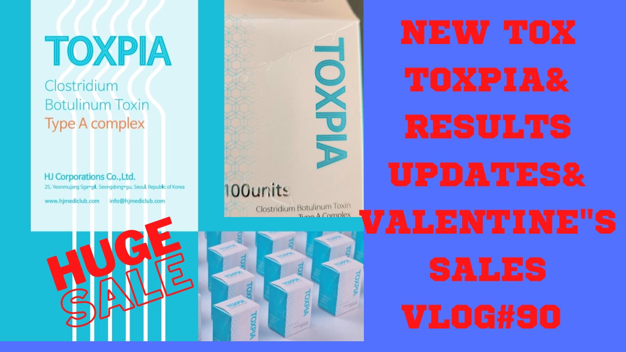 NEW TOXTOXPIA & FACE UPDATES AND VALENTINE'S SALES!VLOG#90 2.9.23#botoxtreatment#botox#botoxlipflip